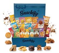 Luxury Biscuits Gift Set Hamper Bundle Contains 20 Packs of Individually Wrapped Biscuits Multipacks Snackify Gift Hamper Includes a Variety of Loved Treats, Perfect for Gifting (3 Boxes)