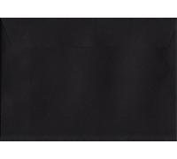 Luxury Black C6 114mm x 162mm Self Sealing C6 Colour Envelope 120gsm (Pack of 50)