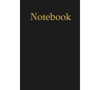 Luxury Black Notebook: Premium Matte Cover, Gold Foil Title | 6" x 9" Lined Journal for Writing, Notes and Business