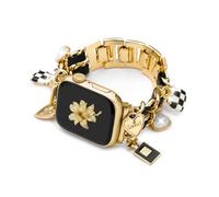 Luxury Bling for Apple Watch Band for Women - Adjustable Metal Strap with Elegant Decorative, Compatible with iwatch 38mm, 40mm, 41mm, 42mm, 44mm, 45mm,46mm, 49mm Apple Watch Series