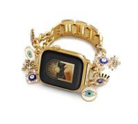 Luxury Bling for Apple Watch Band for Women - Adjustable Metal Strap with Elegant Decorative, Compatible with iwatch 38mm, 40mm, 41mm, 42mm Apple Watch Bands for iWatch Series 10 9 8 7 6 5 4 3 2 1 SE