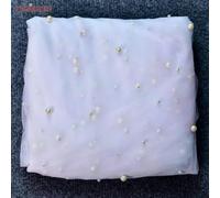 Luxury Bridal Veil Pearls Wedding Veils with Comb Beaded Wedding Accessories Cathedral Wedding Veil Elegant-White-300cm