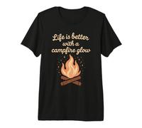 Luxury Camping Glam Life Nature Retreat Adventure Gift Premium T-Shirt
