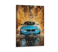 Luxury Car Poster F87 M2 Sport Car Breaking Out of The Siege Poster Decorative Painting Canvas Wall Posters And Art Picture Print Modern Family Bedroom Decor Posters 24x36inch(60x90cm)