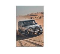 Luxury Car Poster G63 SUV Crossing The Desert Poster Decorative Painting Canvas Wall Posters And Art Picture Print Modern Family Bedroom Decor Posters 16x24inch(40x60cm)