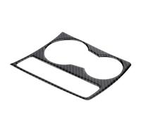 Luxury Carbon Fiber Console Cup Holder Trim Fit for Audi A4 B8 A5 2009-2015, Lightweight Design, Fits Left Hand Driver Side Vehicle