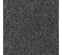Luxury Carpet Tiles Office Flooring Glue Down Box Of 20, 5M2 Pack Dark Grey