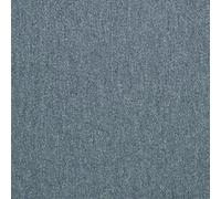 Luxury Carpet Tiles Office Flooring Glue Down Box Of 20 Tiles 5M2 Pack 50Cm X 50Cm Tile Light Blue