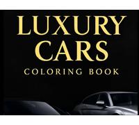 Luxury cars coloring book