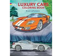 Luxury Cars Coloring Book (Dover History Coloring Book)