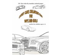 Luxury Cars Coloring Book for Boys and girl