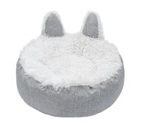 Luxury Cat Bed,Cat Sleeping Bed,Cat Bed Cave Cat Ears Cat Hidden Bed | Cat Ears Cat Grooming Bed Furry Cat Crate Cushion,Removable Cat Nest Bed with Anti-Slip Bottom for Cold Weather