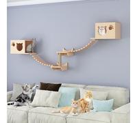 Luxury Cat Wall Shelves Set, Mounted Furniture, and Perches, Save Space, Various Styles to Choose From