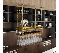 Luxury Ceiling Mounted Wine Rack Hanging Glass Holder Creative Home Decor Display Shelf Upside Down Wine Storage nizer for Stylish Interiors