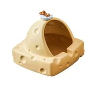 Luxury Ceramic Ashtray, Creative Ashtray, Fire-Resistant, Wind-Proof, Suitable for Home Use(yellow,13 * 13 * 15CM)