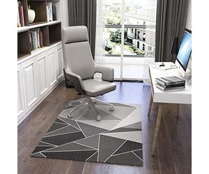 Luxury Chair Mat for Carpeted Floor,Office Chair Mat hardwood floors, 120 X 90cm Multi-Purpose Carpet Protector for Home and Office, protects floors, anti-skidding and stop noise, Style Carrara