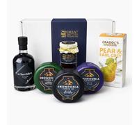 Luxury Cheese Gift Hamper with Snowdonia Rock Star, Black Bomber & Green Thunder, Chutney, Crackers & Churchill’s Port by GREAT BRITISH TRADING
