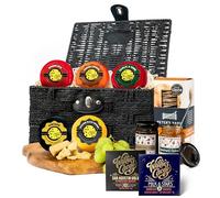 Luxury Cheese Hamper with Chutneys, Crackers and Chocolate | 5 Artisan Cheese Truckles Gift Set | Delivered Chilled