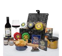 Luxury Cheese & Wine Hamper | Wine and Cheese Hamper Gift Set and Accompaniments