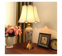Luxury Chinese Style Ceramic Table Lamp for Bedroom & Living Room - Elegant Nightstand Corner Light, Ideal for Home Décor & Ambient Lighting