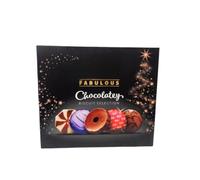 Luxury Chocolate Biscuit Box Assorted Variety of Milk Dark and White Chocolate Biscuits Gift Pack for Sharing Parties and Treats (Chocolatey(365g))