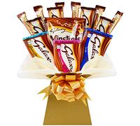 Luxury Chocolate Bouquet Hamper Gift Full of Galaxy Favourites