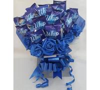 Luxury Chocolate & Flower Bouquet Gift - Nut-Topped Whipped Chocolates with Roses | Birthday, Mother’s Day, Anniversary, Thank You Present | Gourmet Candy Arrangement for Women & Men