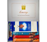 Luxury Chocolate Gift Box - 5 Assorted Milk & Flavoured Bars - Premium Letterbox Hamper - Ready-to-Gift Present for Birthdays, Valentine’s, Christmas & Special Occasions