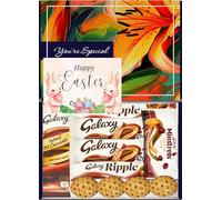 Luxury Chocolate Gift Box - Galaxy Chocolate Treat Assortment - Gift for Him or Her - Easter Hamper (Easter Kids - Floral)