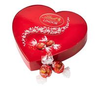 Luxury Chocolate Gift for Valentines Day - Milk Chocolate Irresistibly Smooth Heart Shaped Box with Truffles 200g Great Valentines Gifts for Her or Him, Mum Gifts, Birthday Chocolate with Topline Card