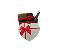 Luxury Chocolate Gift Set - Chocolate Champagne Bottle & Handcrafted Truffles - A Youlden’s of Yorkshire Duo (Dark Chocolate)