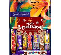 Luxury Chocolate Hamper - Assorted Dairy Milk Selection - Gift for Birthdays & Thank You & All Occasions - Premium Cocoa Treat Set (Christmas - Kids)
