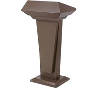 Luxury Church Pulpit Laptop Desk - Elegant Podium Lectern for Conference Debate Meeting Room & Office Use - Stylish Presentation Stand with Storage