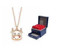 Luxury Clear Jewelry/Necklaces for Women, Necklaces, accompanied by Good Luck, Fortune and Fortune, Change Things with Women's Pendants