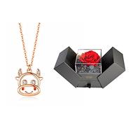 Luxury Clear Jewelry/Necklaces for Women, Necklaces, accompanied by Good Luck, Fortune and Fortune, Change Things with Women's Pendants