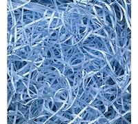 LUXURY COLOURED KRAFT SHREDDED PAPER-HAMPER PACKAGING GIFT BOX VOID FILLER (BLUE, 5Kg)