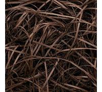 Luxury Coloured Kraft Shredded Paper-Hamper Packaging Gift Box Void Filler (Chocolate, 1Kg)