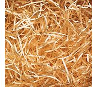 Luxury Coloured Kraft Shredded Paper-Hamper Packaging Gift Box Void Filler (Cream, 500 gram)