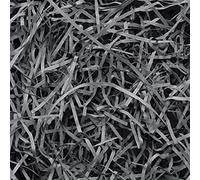 LUXURY COLOURED KRAFT SHREDDED PAPER-HAMPER PACKAGING GIFT BOX VOID FILLER (GREY, 1Kg)