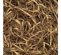 LUXURY COLOURED KRAFT SHREDDED PAPER-HAMPER PACKAGING GIFT BOX VOID FILLER (NATURAL/KRAFT BROWN, 1Kg)