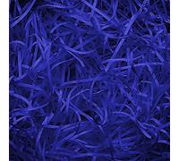 LUXURY COLOURED KRAFT SHREDDED PAPER-HAMPER PACKAGING GIFT BOX VOID FILLER (NAVY BLUE, 500 gram)