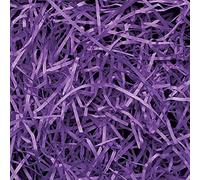 Luxury Coloured Kraft Shredded Paper-Hamper Packaging Gift Box Void Filler (Purple, 500 gram)