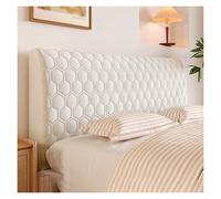 Luxury Cooling Bed Headboard Cover With Velvet & Latex Universal Fit For Bedroom Décor Upgrades, Dustproof Protector Cover, Machine-Washable Design(Beige,150cm)