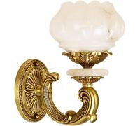 Luxury Copper Lamps Retro High-end Bedroom Bedside Lamp Retro American Background Wall Light,Modern