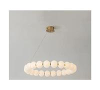 Luxury Copper LED Ceiling Pendant Light White Acrylic Spherical Pendant Light Bedroom Lighting Pendant Lights,Chandelier Light