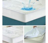 Luxury Coral Fleece Mattress Cover Protector Water Anti Bed Bug Mattress Fitted Sheet (Double (138 * 190 * 30) cm)