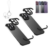 Luxury Corner Edge Pad Lens Protector for iPhone Series, Slim Shockproof Thin Lens Protection Case for iphone 16/15/14/13/12 Pro Max (For iPhone 13Pro,2Pcs-B)