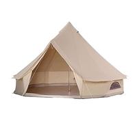 Luxury Cotton Canvas Yurt Bell Tent /4m Teepee with 4 Windows Ideal for Family Camping Hiking and Festivals Learned extensively
