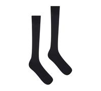 Luxury Cotton Rib Knee-Highs - unisex - Wolford - Socks - Black - M - Underwear M