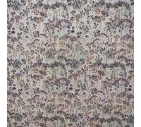 Luxury Cotton Rich Digital Printed Linen Fabric Floral Watercolour Leaves Tartans - ONE METRE 100 x 140cm